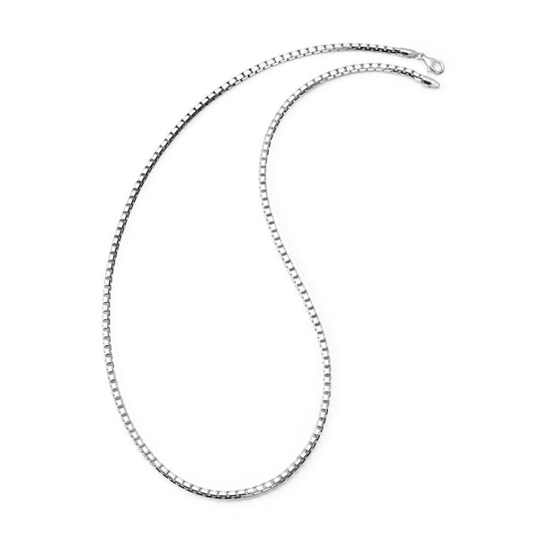 Brilliant Bijou Solid .925 Sterling Silver 3mm Bead Chain Necklace 20 inches Brilliant Bijou Solid .925 Sterling Silver 3mm Bead Chain Necklace 20 inches